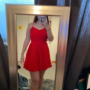 Red charlotte russe summer dress!